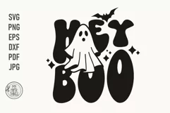 Hey Boo svg cut files you can use for Kids Halloween shirt, hoodies, crewnecks, iron-ons, mugs, printable, stickers, face masks, sweatshirt and more. 
