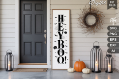 Hey Boo SVG | Halloween Porch Sign | Halloween Sign | Boo Product Image 2