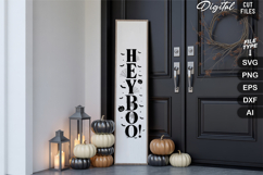 Hey Boo SVG | Halloween Porch Sign | Halloween Sign | Boo Product Image 4