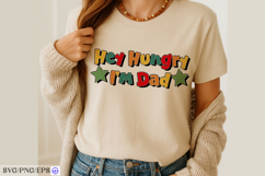 Funny Hey Hungry I'm Dad Father's Day SVG PNG Product Image 3