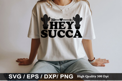 Hey Succa - House Plant SVG Design Product Image 1