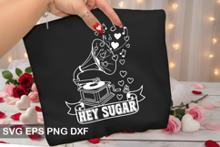 Hey Sugar - Retro Valentine Design Product Image 1