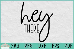 Hey There Door Sign Farmhouse Round Door Hanger