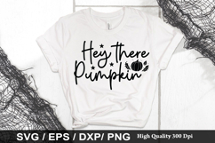 Hey there pumpkin SVG - Pumpkin Design Product Image 1