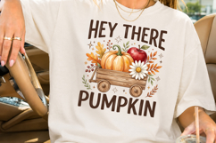 Hey There Pumpkin Autumn Sublimation Design Product Image 2