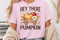 Hey There Pumpkin Autumn Sublimation Design Product Image 4
