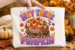 Hey There Pumpkin Fall PNG Trendy Autumn Product Image 2