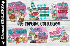 Hey Cupcake-Cupcake Gnomes Sublimation Clipart Collection Product Image 1