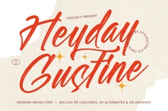 Heyday Gustine - Modern Brush Font Product Image 1