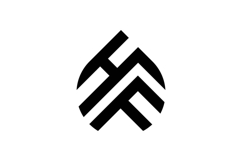 HF logo design Product Image 1