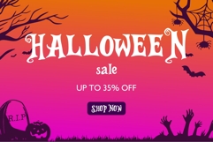 Hellow Ghoste Halloween Horror Display Font | Creepy Scary Product Image 6