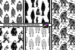 Procreate Pattern Brushes - Bigfoot Repeatable Patterns Product Image 1