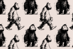 Procreate Pattern Brushes - Bigfoot Repeatable Patterns Product Image 6