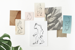 Bigfoot Scribbles PNG Illustrations for sublimation, clipart Product Image 8