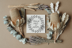 Boho Cards JPG Mockup Set, Wedding, Baby, Greeting Cards Product Image 5