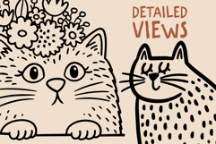 Cute Cats SVG PNG Crafting Bundle Set 2 Product Image 2
