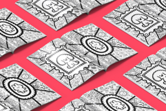 24 Procreate Frame Stamp Brushes Clean High Contrast No Grey Product Image 2