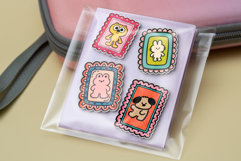 24 Procreate Frame Stamp Brushes Clean High Contrast No Grey Product Image 3