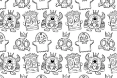 Creature Feature Procreate Pattern Brushes Product Image 2
