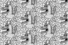 Creature Feature Procreate Pattern Brushes Product Image 4