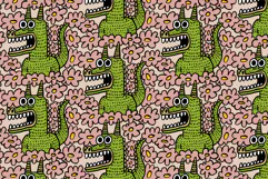 Creature Feature Procreate Pattern Brushes Product Image 5