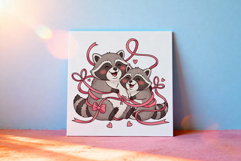 Valentine's Day Tangled Critters PNG Sublimation or clipart Product Image 7