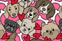 Cute Doggos Procreate Seamless Pattern Brushes Product Image 4