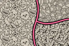 Cute Doggos Procreate Seamless Pattern Brushes Product Image 5
