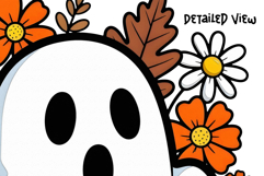 Cute Ghosts Sublimation, Wall Art Or Clipart Set Product Image 2