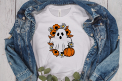 Cute Ghosts Sublimation, Wall Art Or Clipart Set Product Image 4
