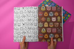 Cute Creatures Seamless Pattern Brush for Procreate Product Image 3