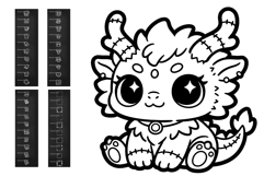 Cute Critters Procreate Stamp Brushes And Frames Product Image 3