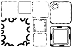 Cute Critters Procreate Stamp Brushes And Frames Product Image 4