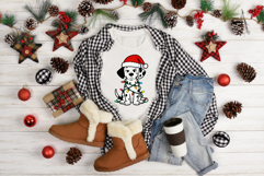 Christmas Dogs With Lights Sublimation PNG Clipart Set Product Image 8
