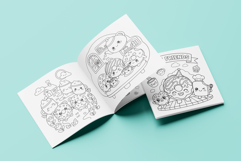 Cute Cozy Donuts Coloring Book PNG Graphics - KDP Pages Product Image 4