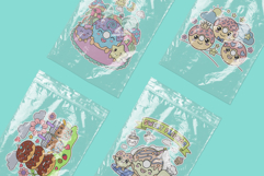 Cute Cozy Donuts Coloring Book PNG Graphics - KDP Pages Product Image 5