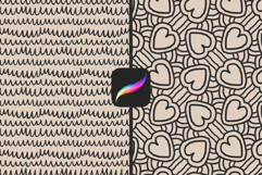 DoodleFill Pattern Brushes for Procreate | Seamless Set Product Image 4