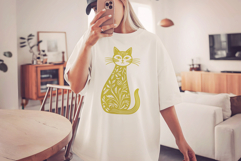 Floral Cats SVG Clipart For Cricut, Sublimation, Paper Craft Product Image 8