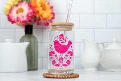 Folk Art Birds SVG Files for Cricut, Sublimation, Tshirts Product Image 5