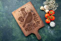 Folk Art Birds SVG Files for Cricut, Sublimation, Tshirts Product Image 3