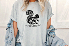 Folk Art SVG Squirrel Craft Files For Cricut, Sublimation Product Image 3