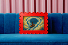 Colorful Plastic Frames Mockup Set includes JPG PSD Files Product Image 4