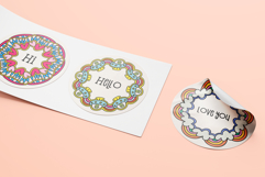 Hand Drawn Doodle Frames PNG for Sublimation, DTF Product Image 5