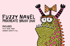 Fuzzy Navel Procreate Brush Duo Product Image 1