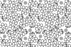 Happy Flowers Seamless Pattern Brush for Procreate Product Image 4