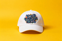 White Baseball Cap Hat JPG Mockup Set - Sublimation Mockup Product Image 2