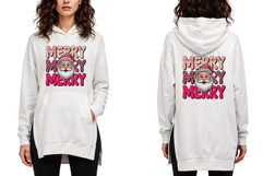 Front And Back White Hoodie Mockup PSD JPG Shirt Product Image 5