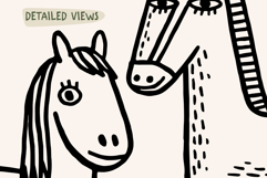 Silly Horses SVG PNG ABR CSH Bundle Product Image 4