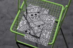 Kawaii Flowers Seamless Procreate Pattern Brush Set Product Image 6