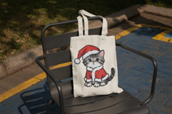 Christmas Santa Claus Kittens Sublimation Illustrations PNG Product Image 7